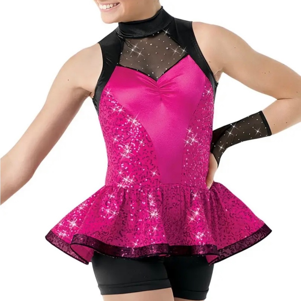 Weissman Black & Pink Dance Costume